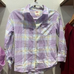 Levi’s Girls flannel shirt Size Small